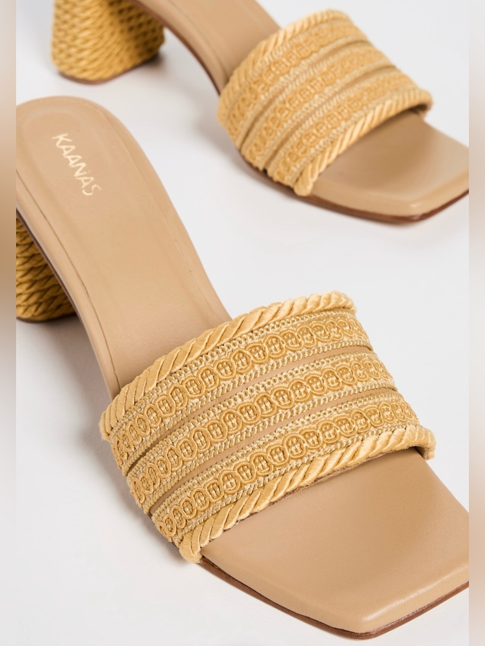 KAANAS | Penn Texture Band Corded Heels